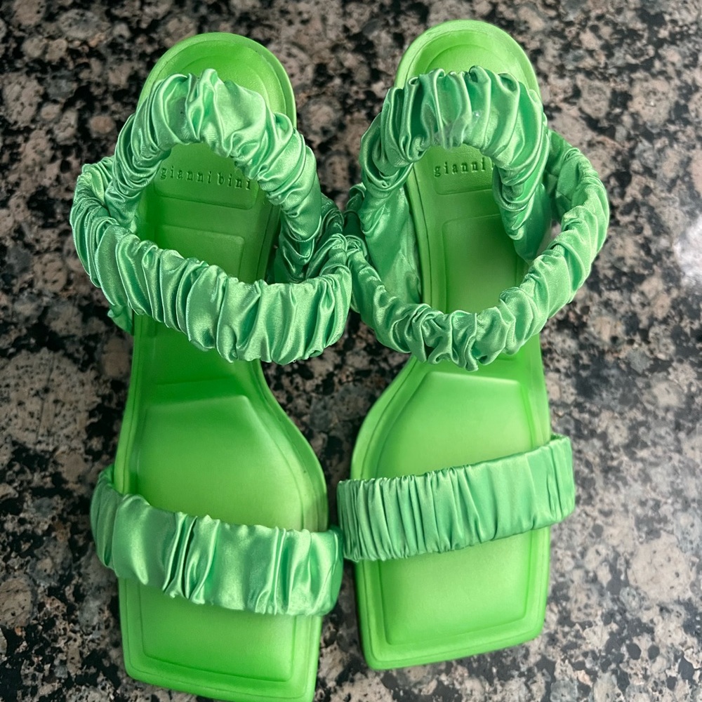 Brand new Green Gianni Bini sandals